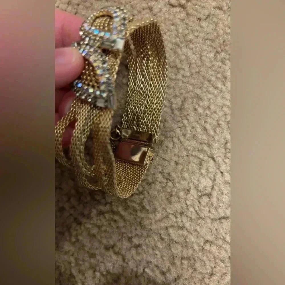 Hobe Mesh Gold Bracelet